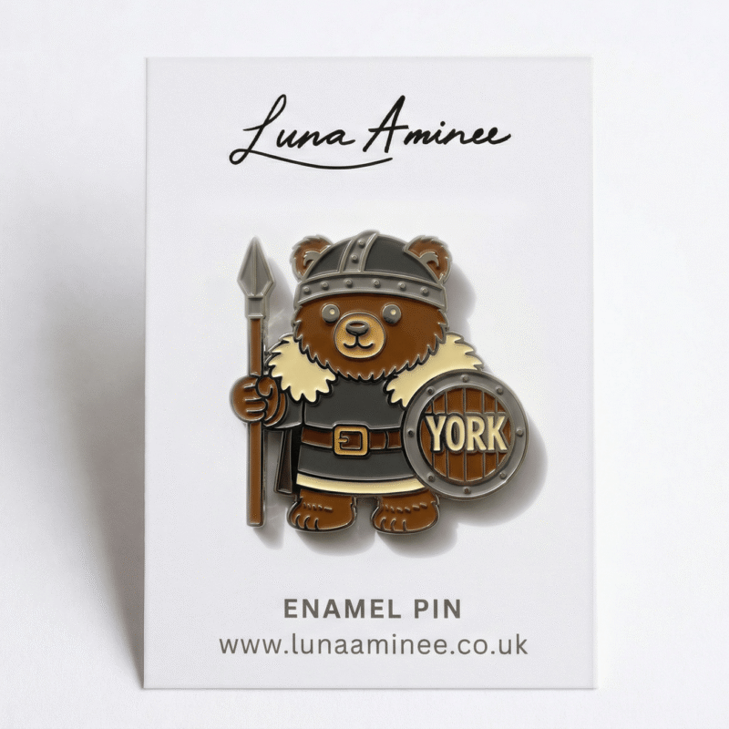Björn the Beary Brave pin
