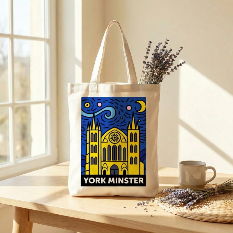 Starry Night York Minster Tote Bag