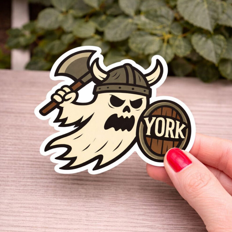 York Viking Ghost Vinyl Sticker