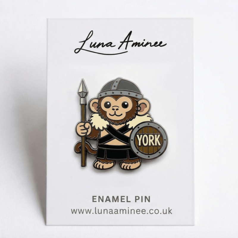 Captain Chimp of York pin