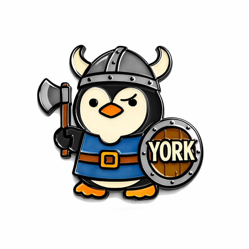 The York Ice Raider Pin