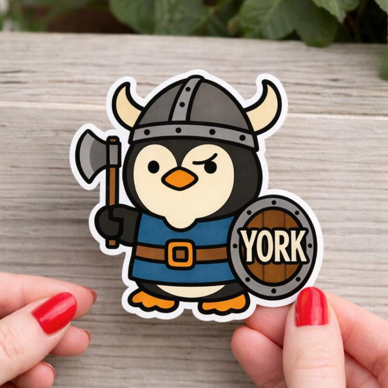 The York Ice Raider Vinyl Sticker