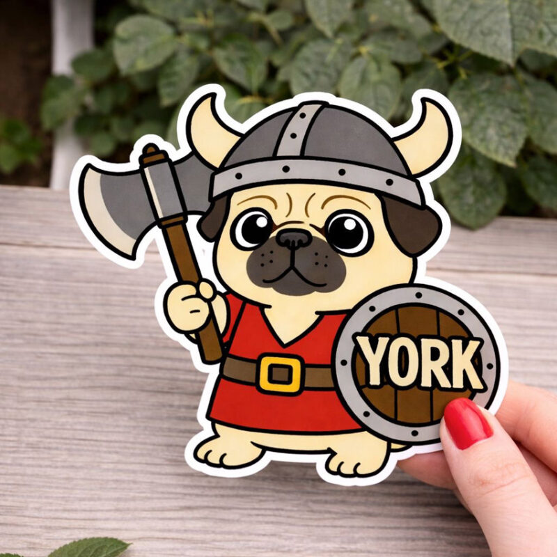 Puggy the Conquerer Vinyl Sticker