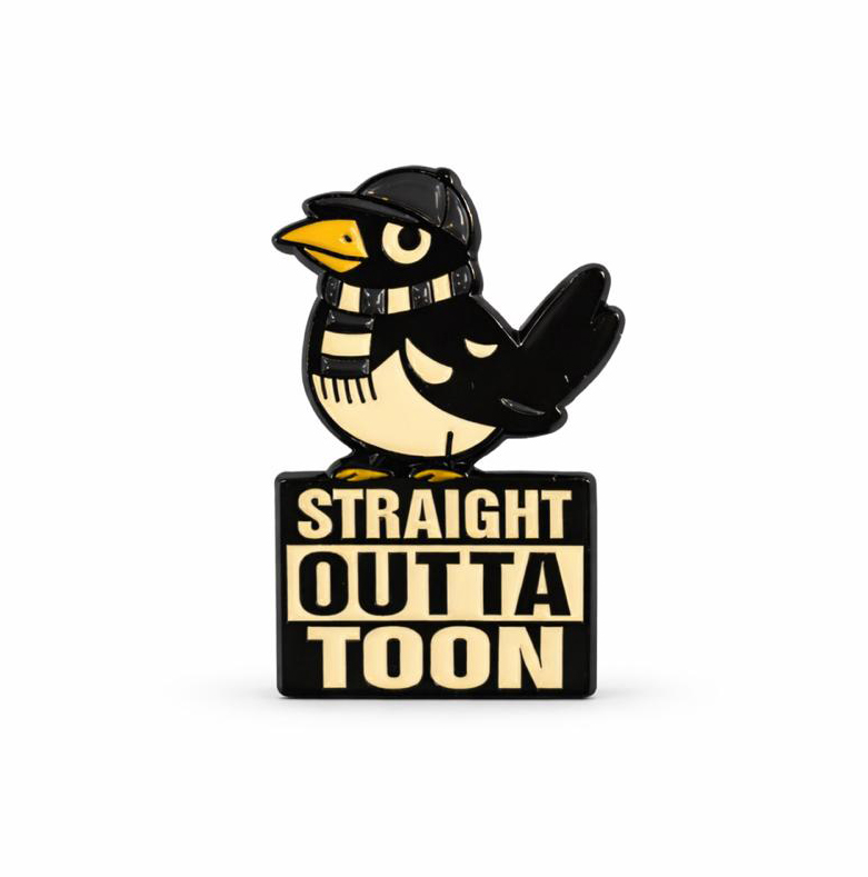 Straight Outta Toon Pin