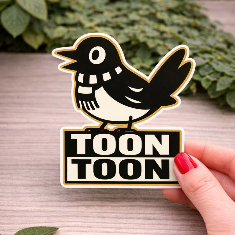 Toon Toon Newcastle Mapgie Vinyl Sticker