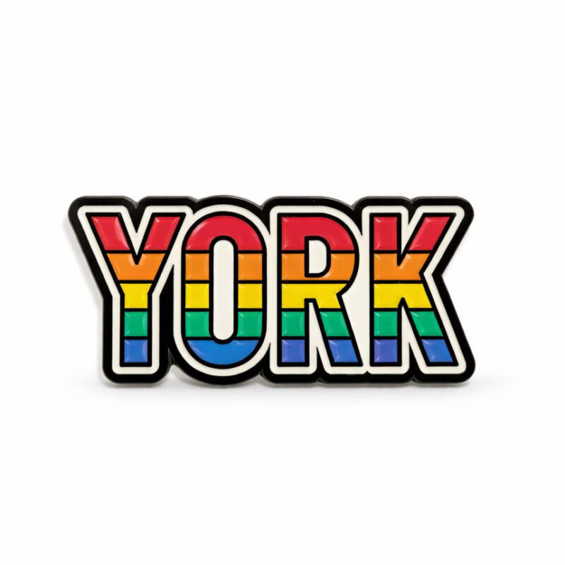 York Rainbow Pride Pin